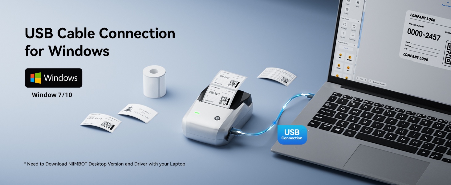 niimbot b1 label maker machine with tape