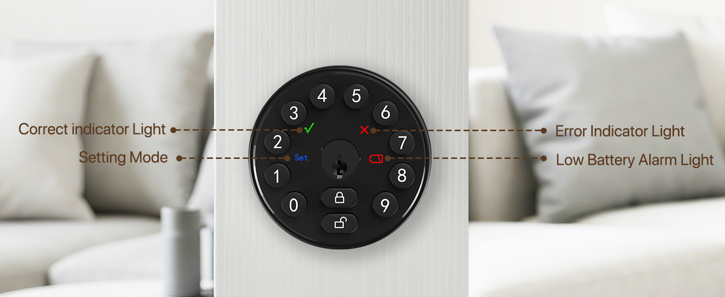 Operation indicator light