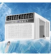 KEGIAN 10000 BTU U-Shaped Window Air Conditioner, Window AC Units Cools up to 450 Sq. Ft, Saddel ...