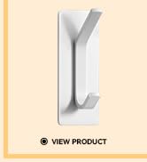 Auxmir Self Adhesive Hooks for Hanging 15lb, Stainless Steel Wall Hooks for Coat and Towel, Water...