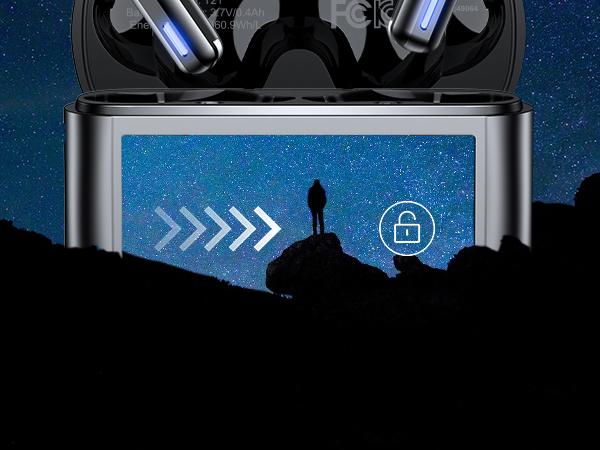 T21 wireless earbuds with touch screen