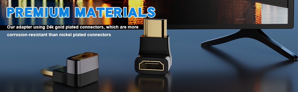 8K HDMI Right Angle Adapter