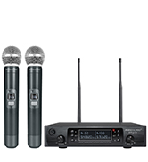 2 channel wireless microphone system