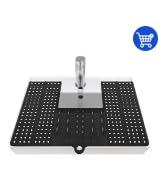 Bathroom Sink Cover for Counter Space Makeup, Foldable Silicone Sink Mat with Hanging Loop, 23" x...