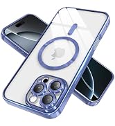 IAIYOXI Magnetic Clear Case for iPhone 16 Pro Max with Full Camera Lens Protection,Compatible wit...