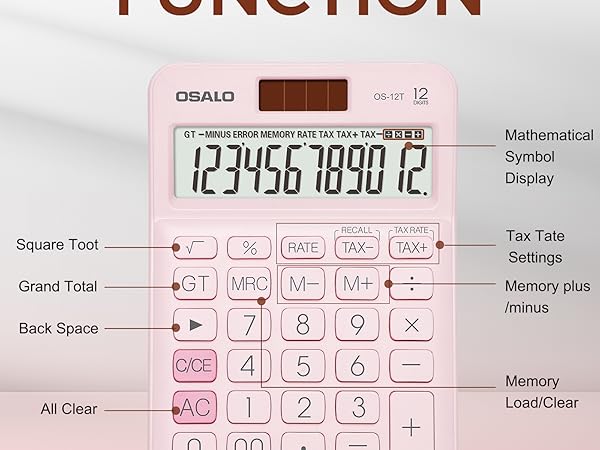 Pink calculator
