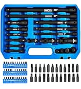78-Piece Impact Socket Extension Set, 1/4", 3/8" &amp; 1/2" Drive, Includes Socket Adapters, Ratchet ...