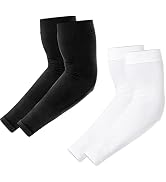 Newbyinn UV Sun Protection Arm Sleeves for Men Women Youth, Tattoo Cover Up, Cooling Compression ...