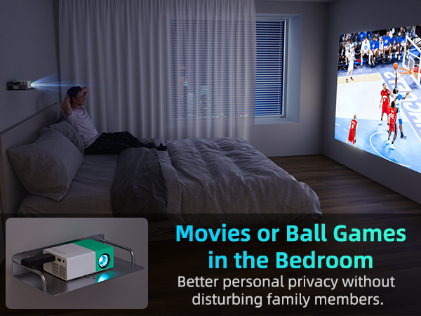 wepvo mini projector portable