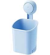 LEVERLOC Powerful Suction Cup Toothbrush Holder, Drill-Free Wall Shower Holder for Toothbrush, To...