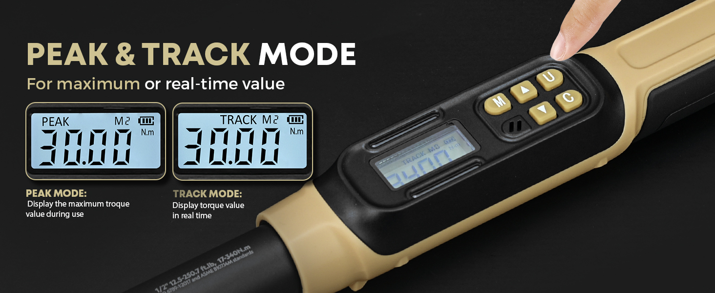 PEAK &amp;amp; TRACK MODE