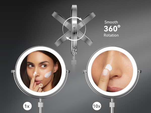 10x magnifying mirror