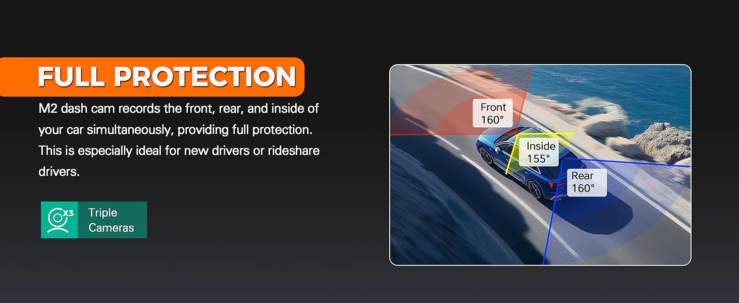 dashcam front and rear camera