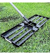 Walensee Lawn Leveling Rake, Levelawn Tool, Heavy Duty Effort Saving Lawn Level Tool, Steel Handl...