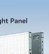 ENEGON 4000mAh Rechargeable Mountable Bicolor LED Video Light with Mini Panel for Professional DS...