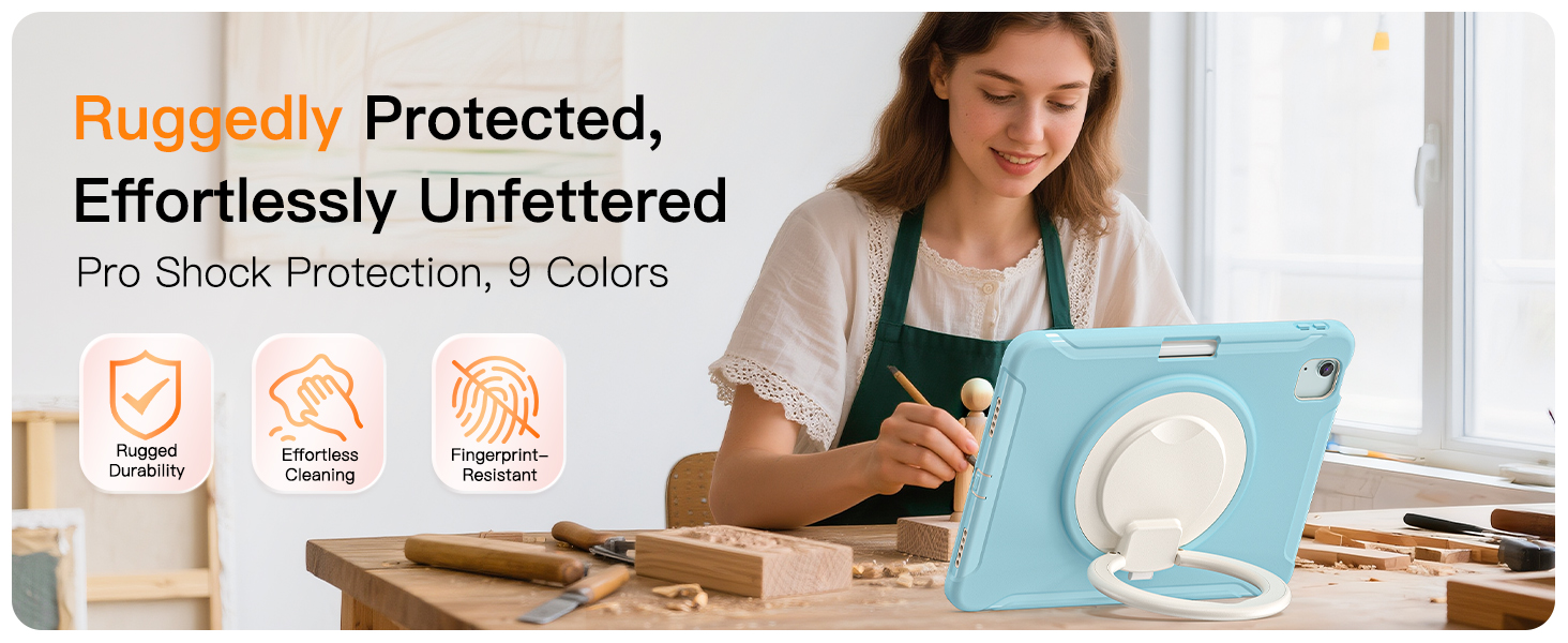 ruggedly protected, effortlessly unfettered