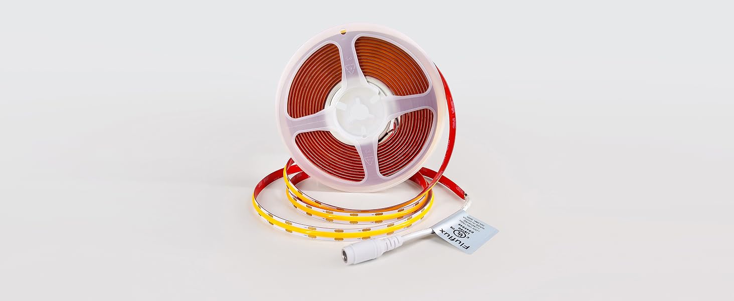 UL 2108 listed certified 24v dc cob LED tape light for professional application and long term use