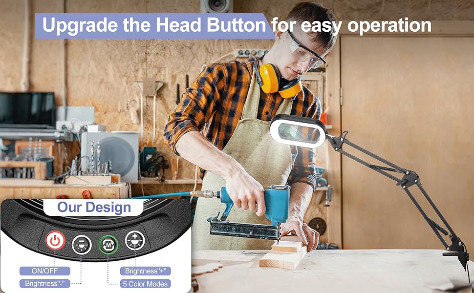 desk magnifying lamp