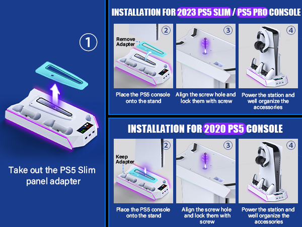 ps5 slim cooling station