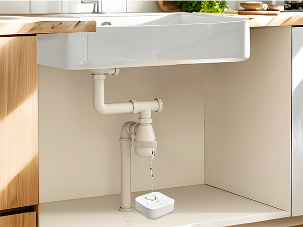 battery-operated water leak detector