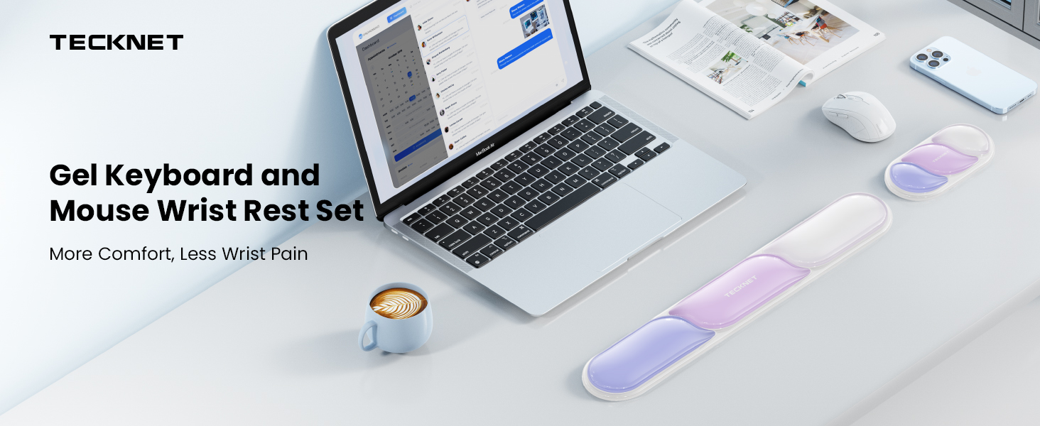 Silicone Gel Wrist Rest for Computer Keyboard