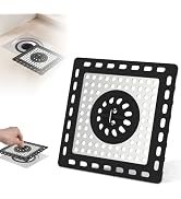 Hibbent Upgraded Shower Drain Hair Catcher, Shower Drain Cover for Bathroom Floor 4" Drain, Anti-...