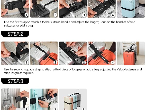 Luggage Straps for Suitcases