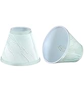 Aspen Creative 51014-2, Empire Clip-On Chandelier Lamp Shade, Light Green, 3" Top x 6" Bottom x 5...