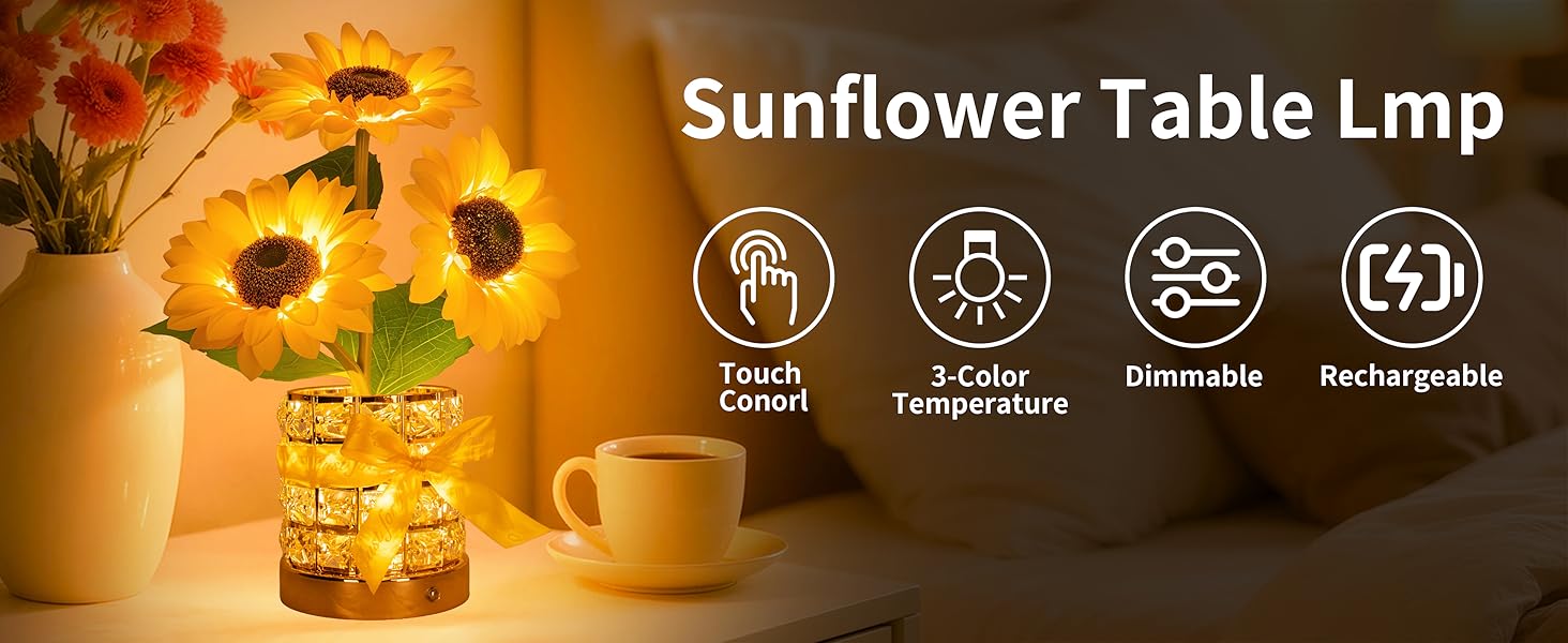 sunflower lamp