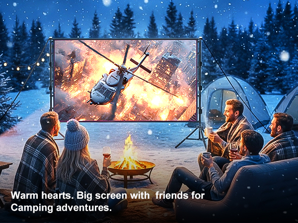 Outdoor Camping Movie Party