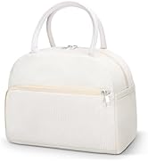 Coobiiya Lunch Bag for Women Men, Cute Corduroy Lunch Tote Bags Insulated Reusable LunchBox Large...