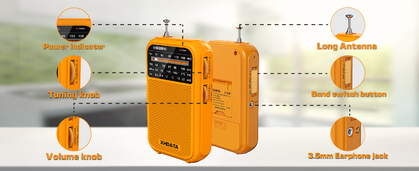 Battery operated radio