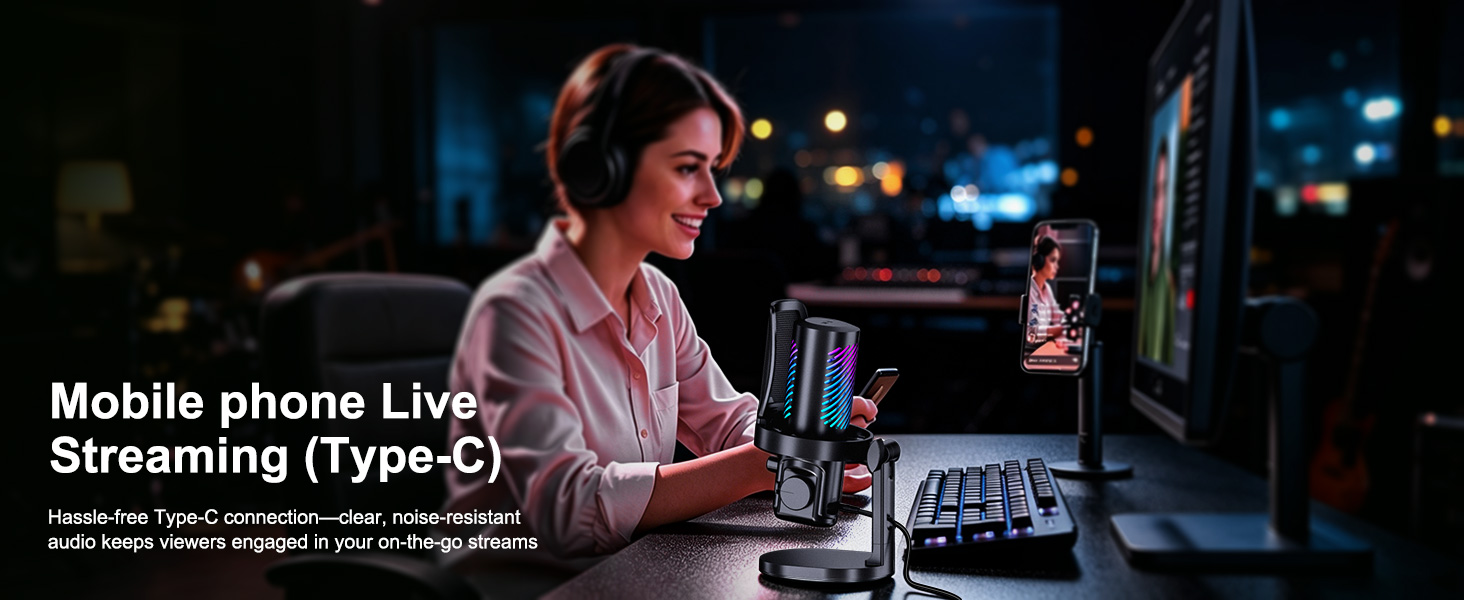 microphone for pc gaming mic gaming microphone podcast microphone