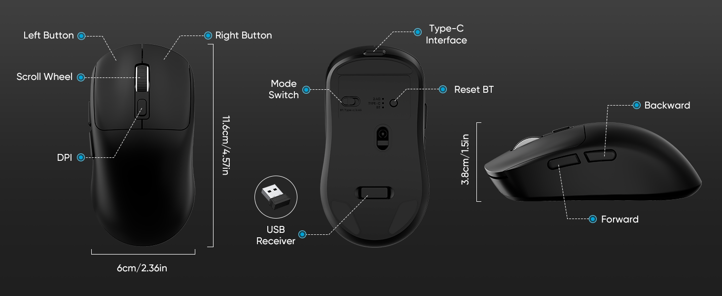 Wireless Gaming Mouse
