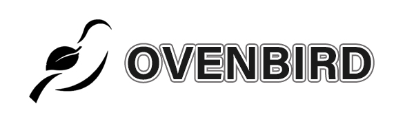 Ovenbird logo black and white