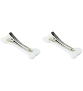 2Pcs White Dog Bone Hair Clips Hairpins Barrette,Punk Personality Women Lovely Hair Band Decorati...