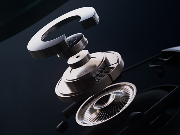 bright clear audio rich highs powerful lows 50 mm Titanium Drivers