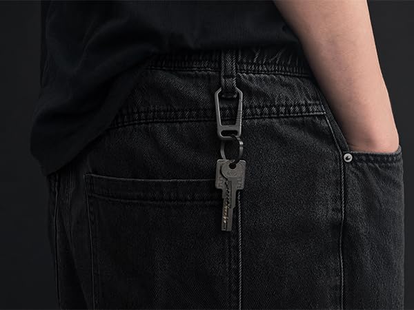 Titanium Carabiner Keychain