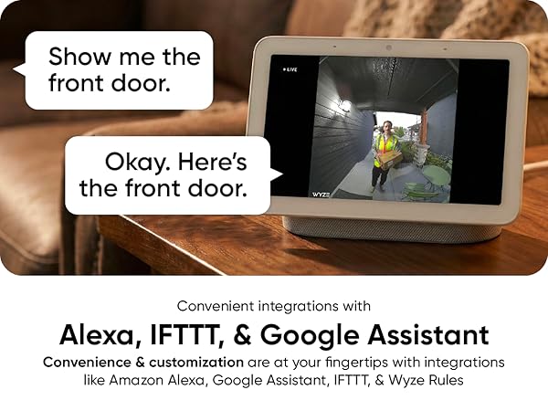 Wyze Battery Video Doorbell Voice Assistants