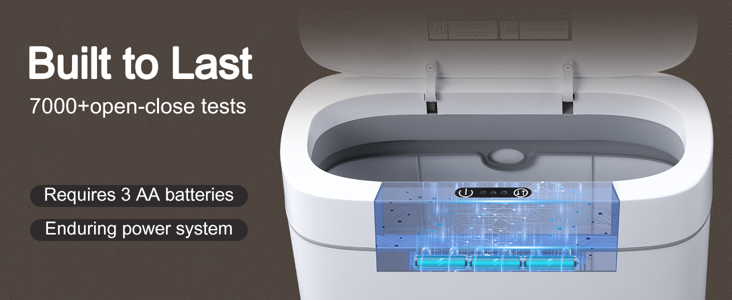 rechargeable trash can · battery operated trash can · USB rechargeable sensor trash can