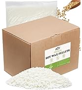 Soy Wax, BOYUJK Premium Natural Candle Wax, 100% Organic Soy Wax for Candle Making from Farm, No ...