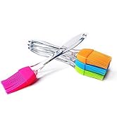 Pastry Brush, Basting Brush,Basting Brush for Cooking,Heat Resistant Silicone Brush for Kitchen B...