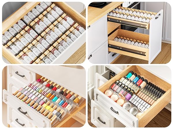 spice organizer for drawer