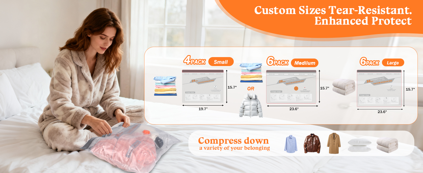 Compression Packing Bags for Luggage and Suitcase