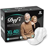 DAFI Disposable Incontinence Pads for Women &amp; Men Bladder Control Pads,(Size XL-40 Count Adult Un...