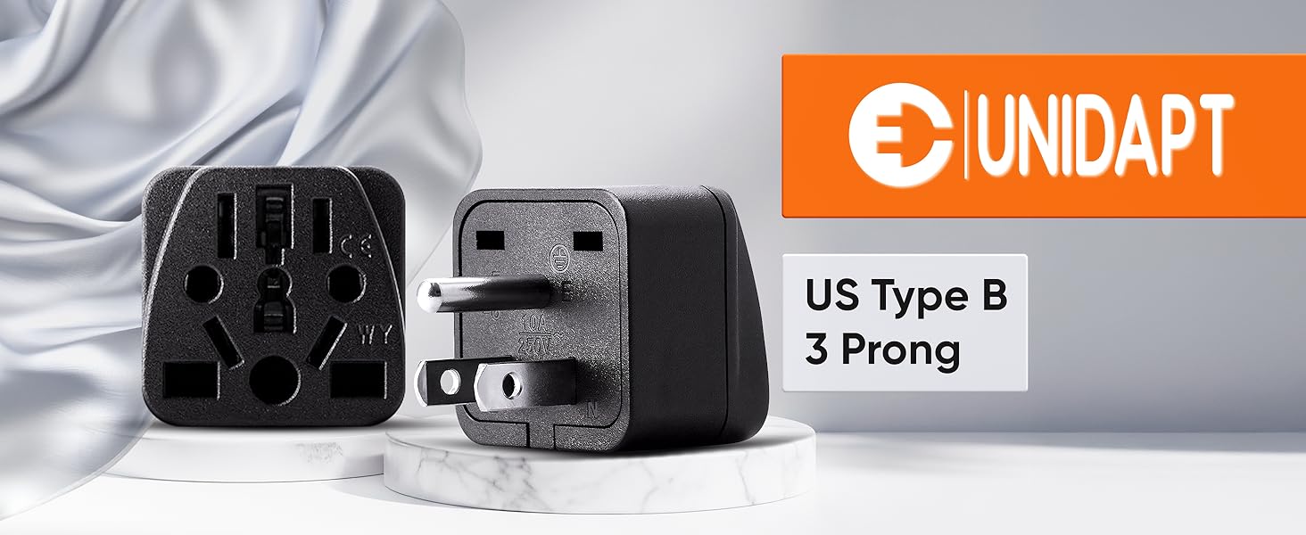 travel adapter, universal adapter, international plug adapter, certified travel accessory
