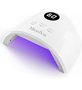 MelodySusie Compact Advanced UV LED Nail Lamp, P-Plus30F Nail Dryer with 3 Timers &amp; Smart Sensor ...