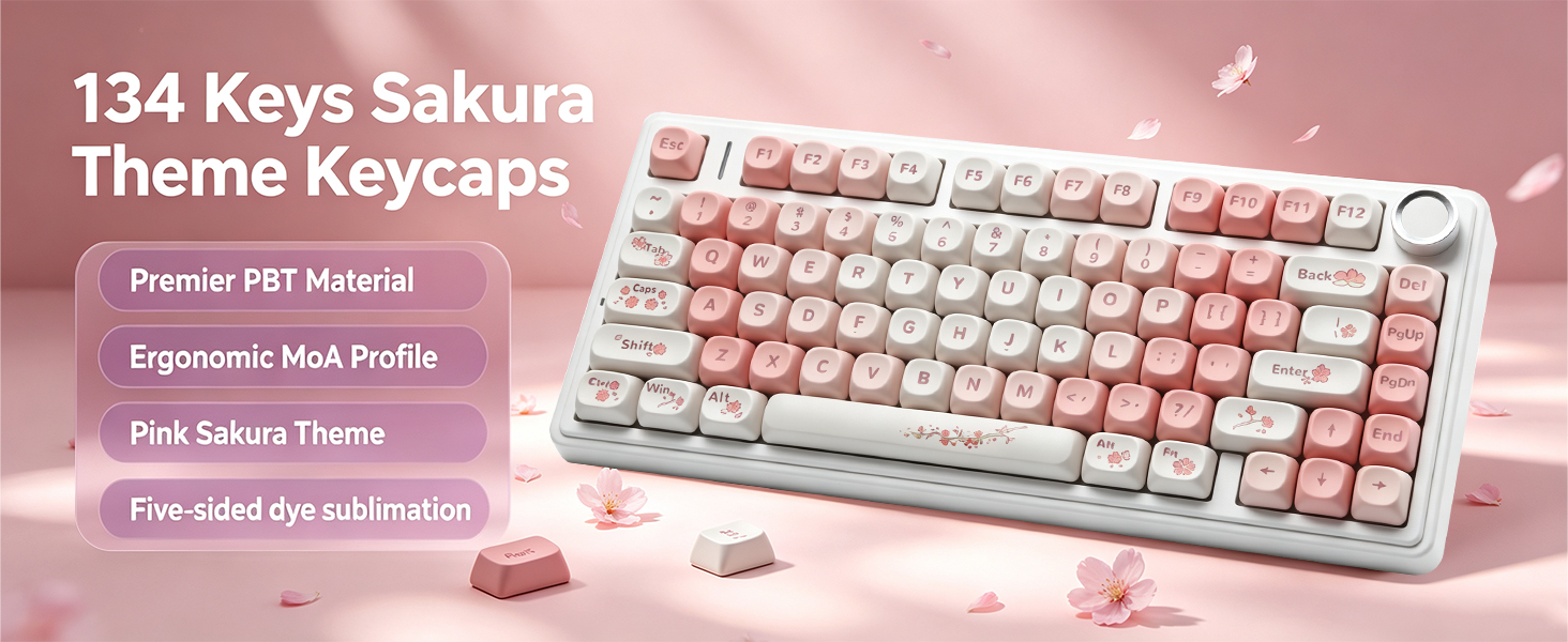 moa keycaps pbt