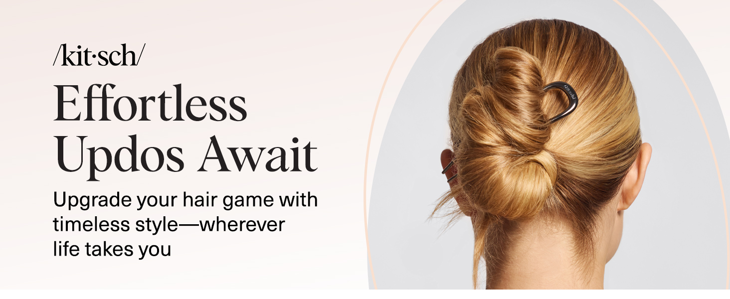 Metal French Hair Pin for Women - Elegant Hair Accessories for Women, Ideal for Buns &amp;amp; French Twist