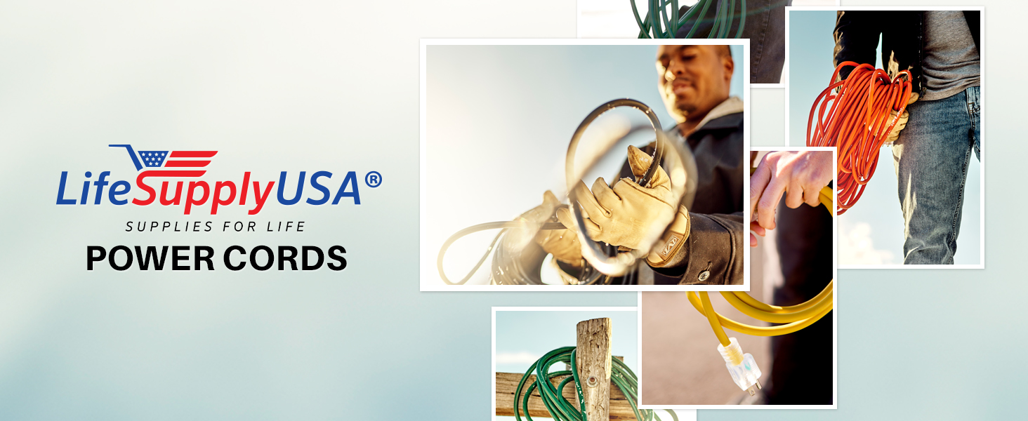 outside extension cord 50' extension cord 25' extension cord electric cable extention cords